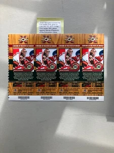 Jared Spurgeon 1st NHL Goal Minnesota Wild 4 Ticket Uncut Strip - Picture 1 of 2