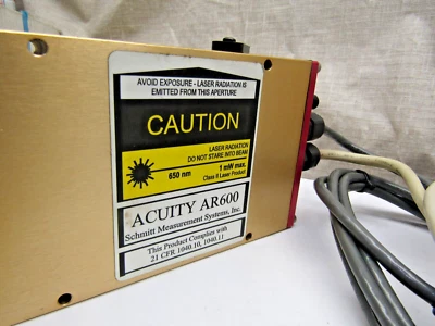 Schmitt Measurement Acuity AR600 Triangulation Laser Displacement Sensor - Image 1 of 4