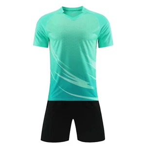 Kids Boys Sports Outfits Soccer Shirts with Shorts Set Football Training Uniform - Picture 1 of 19