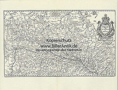 Karte Breisgau Elsass Bridgoia Alsace Lothringen Kupferstich Merian O 0501 • 7.14€