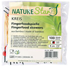 NATURE Star Fingerfood-Spieße Disc aus Bambus Länge: 90 mm 100 Stück