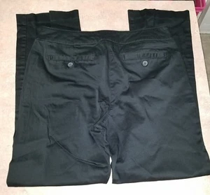 NEW YORK COMPANY BLACK PANTS SLACKS SPANDEX & COTTON SZ 12 - Picture 1 of 6