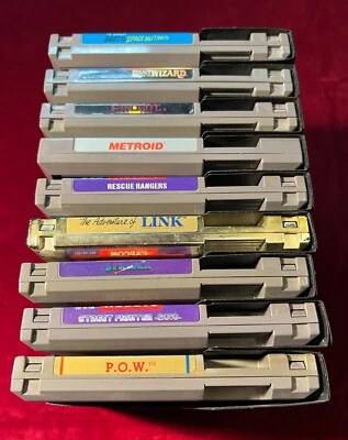NES 8-bit Nintendo Video Games, Cleaned and Tested, Metroid, Zelda & MORE - Image 1 of 4