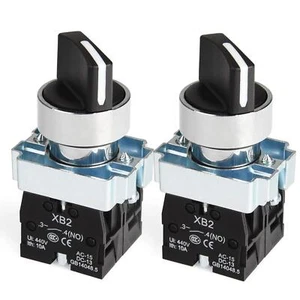 Momentary Selector Switch 22mm 2NO XB2-20X/33 Pack of 23 Position Momentary - Picture 1 of 7