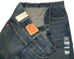 NEW Levi's 550 Relaxed Tapered Denim Blue Jeans Tag 50x30 measured Size 48x29 - Picture 1 of 5