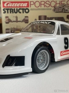 Carrera Structo Porsche 935 - escala 1:12 1979 NUEVO coche de radiocontrol vintage Graupner equipado - Imagen 1 de 12