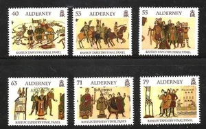 Alderney Aurigny 2014 Tapisserie de Bayeux Yvert Nr. 497 bis 502 neu ** postfrisch - Bild 1 von 1