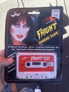 Elvira Fright Sound Tape Cassette 1987 Horror Theme, Spooky Sounds for Halloween - Picture 1 of 3