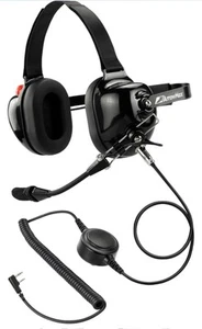 PNR Noise Isolation Headphone Compatible with BaoFeng BTECH & Kenwood - Zdjęcie 1 z 5