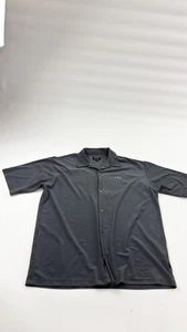 BC Ethic Shirt Mens XL Gray Smooth Custom Fit Button Up Bowling USA Made - Picture 1 of 13