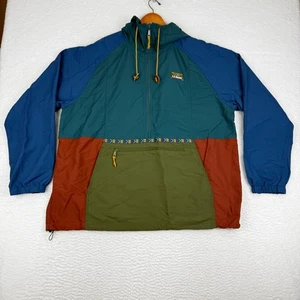 L.L. Bean Anorak Jacket Mens 2XL Nylon Hooded Pullover Windbreaker - Picture 1 of 8