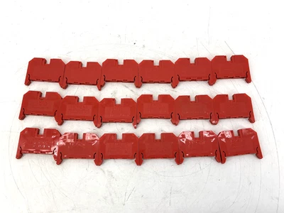 Lot of 18 Siemens 8WA1011-1BF21 Terminal Block 600V 22-12AWG 750V 8WA1 011-1BF21 - Image 1 of 4