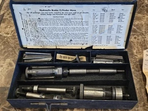 VTG Blue-point Snap On Tool Hydraulic Brake Cylinder Hone #975 W Case & Reciept - Picture 1 of 16