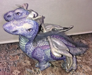 De colección 1993 Applause Mystical Dragons 15” Peluche Griswold Doble 2 Cabezas RARO - Imagen 1 de 7