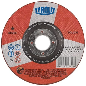 Tyrolit WA 46 R-BF 7 X 7/8 29T Touch Schleifscheibe 25ct - Bild 1 von 1