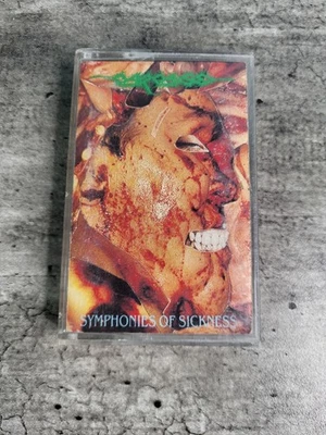Carcass Symphonies Of Sickness Cassette Tape 1989 Earache Records Tested - Image 1 of 4
