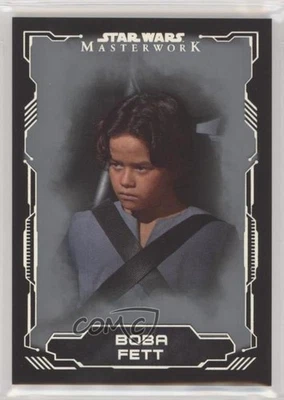 2016 Topps Star Wars Masterwork Silver Metallic 8/99 Boba Fett #62 0ad - Image 1 of 3