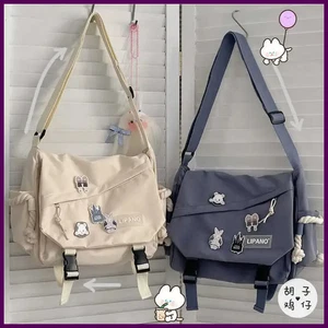 Nylon Handtaschen Schultertasche große Kapazität Crossbody Taschen für Teenager Mädchen Herren - Bild 1 von 27