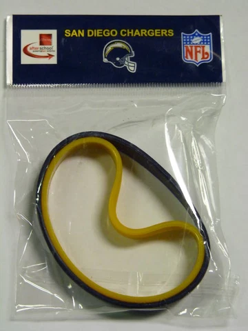 San Diego Chargers 2 Rubber Wristbands New Cover