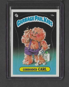 Topps Garbage Pail Kids #19a Corroded Carl OS1 1985 (mate) - Imagen 1 de 2