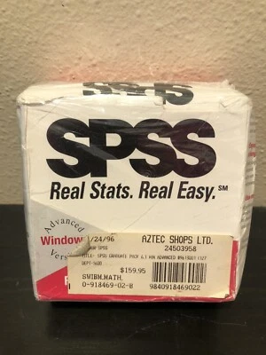 New Vintage SPSS V6.1.3 Graduate Pack statistical analysis software 3.5” Discs - Image 1 of 4