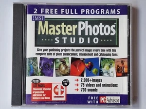 Disco software PC Advisor IMSI Master Photos Studio 1a pagina Demon Internet - Foto 1 di 2
