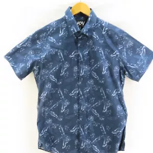 Villains Of Virtue Shirt Mens Adult Size Small Blue Short Sleeve Casual - Picture 1 of 10