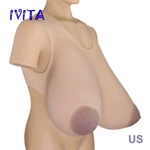 IVITA 21XL Pezón Grande Silicona Formes de Pecho CD TG 16KG Enormes Boobs Realistas - Imagen 1 de 8