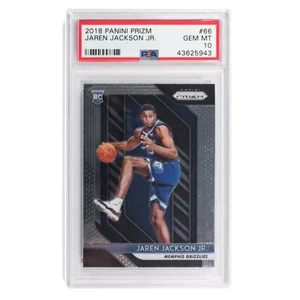 2018-19 Panini Prizm Jaren Jackson Jr. Rookie PSA 10 #66 Gem Mint RC Grizzlies - Picture 1 of 2