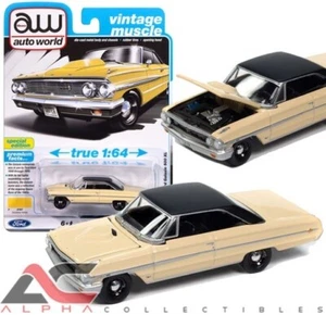 Ford Galaxy 500xl 1964 Autoworld AWSP174A 1:64 (AMARILLO SOL) - Imagen 1 de 1