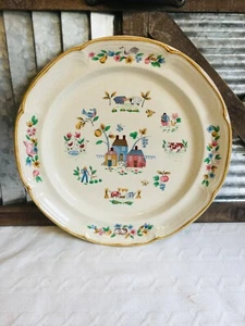 Amish Country International HEARTLAND 10.5" Serving Plate Stoneware 7774 Japan - Bild 1 von 7