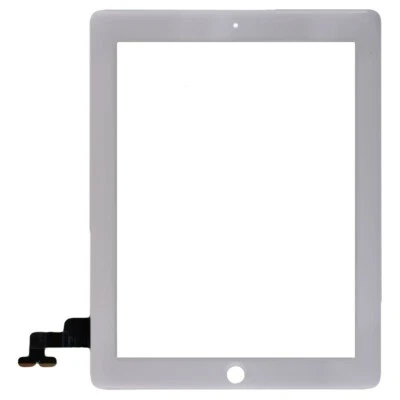  Digitizer for Apple iPad 2 White Front Glass Touch Screen Window Panel Part Top - Image 1 of 2