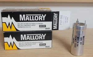 LOT OF 2 NEW NOS MALLORY PWP060 Capacitors 1500 MFD 25 VDC - Picture 1 of 5