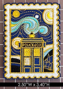 Dr. Who: Vincent Tardis Stempel bestickt Bügelbild Patch - Bild 1 von 3