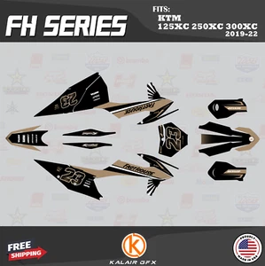 Kit Gráficos para KTM 125XC 250XC 300XC 2019 2020 2021 2022 Fh - TAN - Imagen 1 de 6