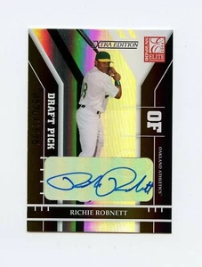 2004 DONRUSS ELITE ROOKIE RC AUTOGRAFO AUTO #306 RICHIESTE ROBNETT 0570/1575 *61107 - Foto 1 di 1
