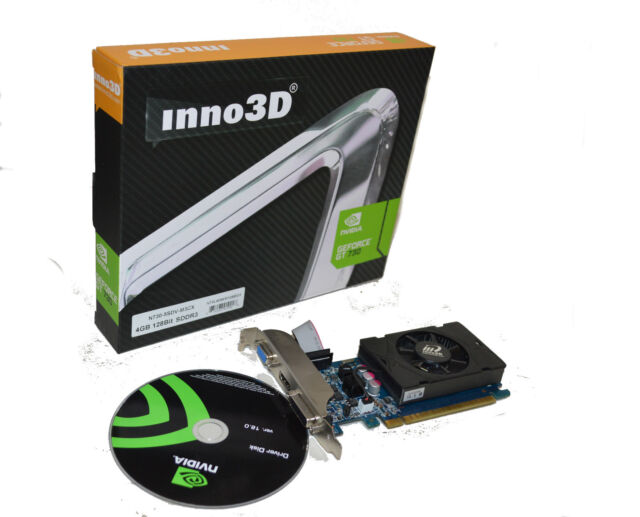 Placa de Vídeo NVidia GeForce GT 730 4GB GDDR3 128bits DVI HDMI VGA Nvidia  - Cia da Informática - Os Melhores Preços do DF