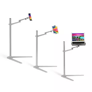 Height adjustable stand mount for laptop,Macbook ( 10-17.3") tablet ipad pro - Picture 1 of 10