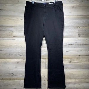 Daytrip Virgo Bootcut Size 36XXL W37 L36.5 Black Denim Jeans Faux Flap Pocket - Picture 1 of 10