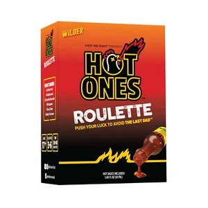 Wilder Hot Ones Roulette – Hot Sauce Included – A Push Your Luck Party Game - Picture 1 of 7