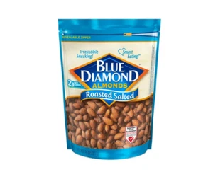 Blue Diamond Almonds Roasted Salted Almonds Resealable Bag - Picture 1 of 1