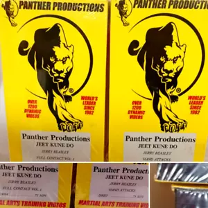 JEET KUNE DO BY JERRY BEASLEY HAND ATTACKS AND FULL CONTACT VOL 1 VHS TAPES 2 - Picture 1 of 10