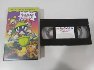 RUGRATS LA PELICULA AVENTURAS EN PAÑALES - VHS CINTA TAPE CASTELLANO - Imagen 1 de 3