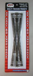 Atlas #571 HO Code 83 Nickel Silver Rail 12.5" Crossing Model Railroad Track - Picture 1 of 4
