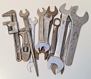 KING DICK Spanners Hexagon Spanner Wrench Vintage Whitworth AF BS Adjustable - Picture 1 of 89