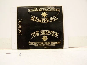 LFC LNER/BR 60809 The Snapper Name plates black 10mm Scale - Picture 1 of 1
