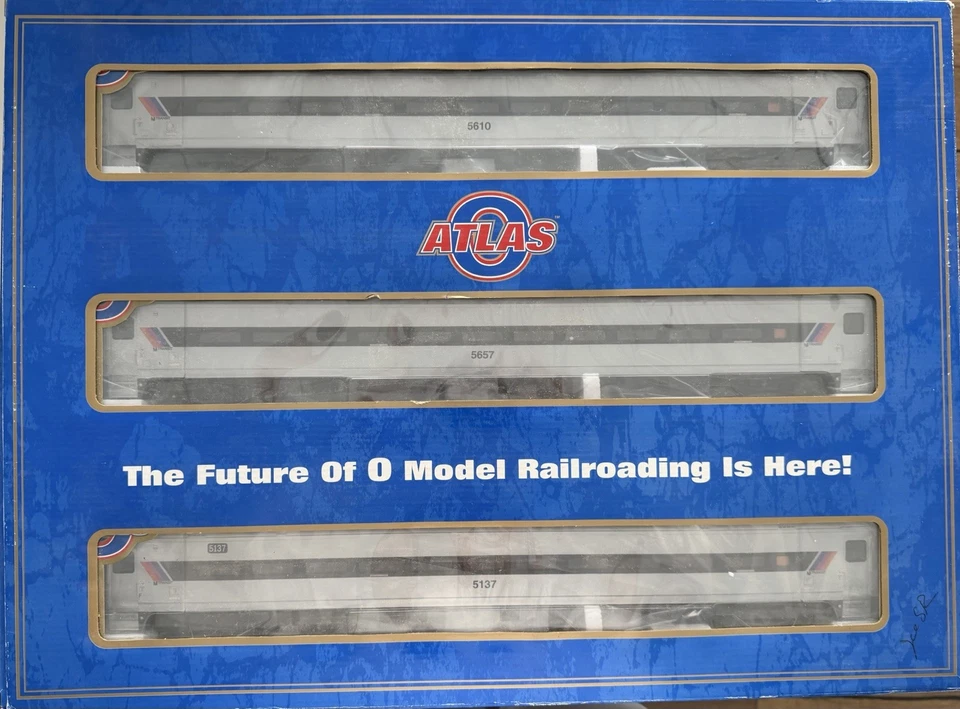 ATLAS NJ TRANST COMET II COCHE DE CERCANÍAS PAQUETE DE 3 #6215 Foto 1 de 1