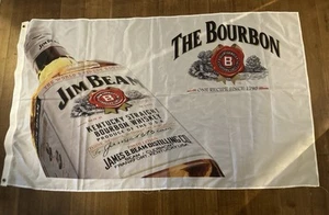 Jim Beam Flag Bourbon Alcohol Merchandise Collectable - Picture 1 of 9
