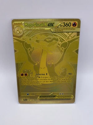 Mega Glurak X ex 130/094 Fatale Flammen 2025 Pokémon Karte Deutsch NM - Mint - Bild 1 von 4