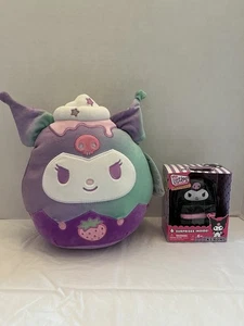 Kuromi Squishmallow 8" Plush Hello & Friends Dreamland & Real Littles Backpack - Picture 1 of 9